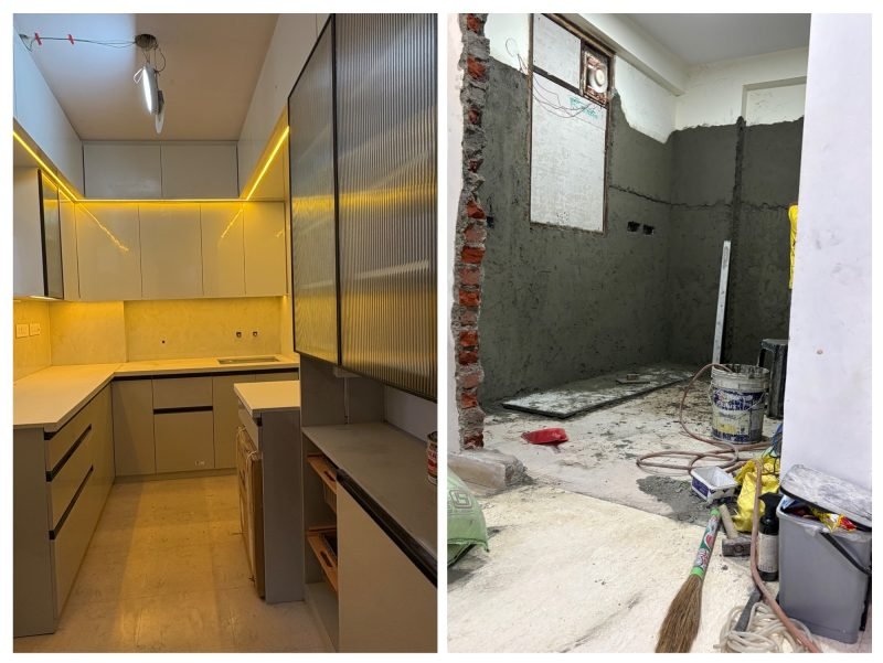 🏡 Dream Kitchen Transformation ✨ | Before & After 😍 | A TO Z INTERIOR DESIGNER